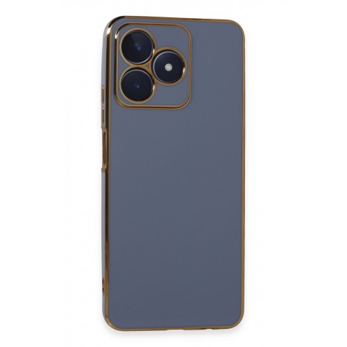 Newface Realme C53 Kılıf Volet Silikon - Mavi Newface Realme C53 Kılıf Volet Silikon - Mavi
