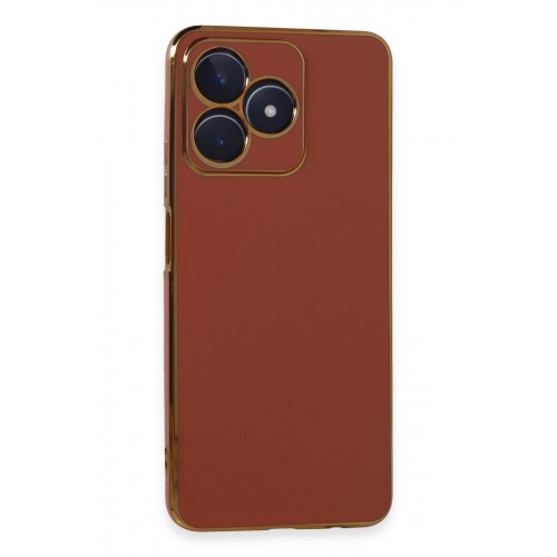 Newface Realme C53 Kılıf Volet Silikon - Kırmızı