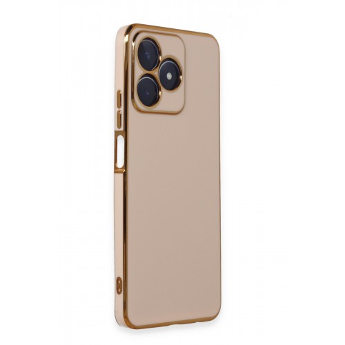 Newface Realme C53 Kılıf Volet Silikon - Pembe Newface Realme C53 Kılıf Volet Silikon - Pembe