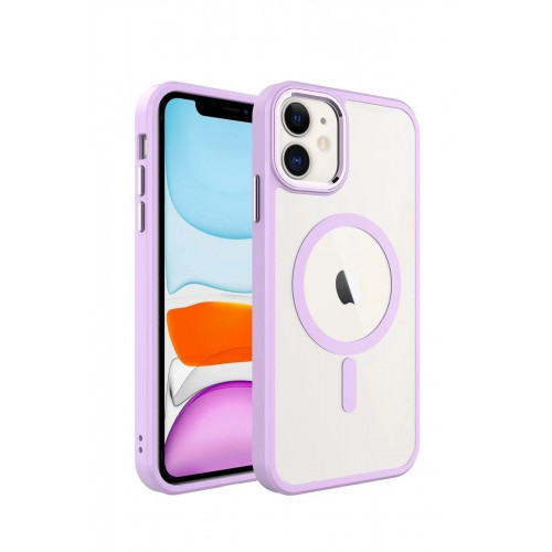 Newface iPhone 15 Kılıf Kross Magneticsafe Kapak - Pembe Newface iPhone 15 Kılıf Kross Magneticsafe Kapak - Pembe