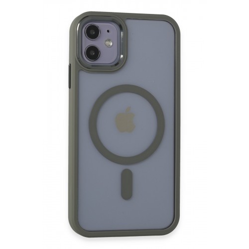 Newface iPhone 11 Kılıf Room Magneticsafe Silikon - Gri Newface iPhone 11 Kılıf Room Magneticsafe Silikon - Gri