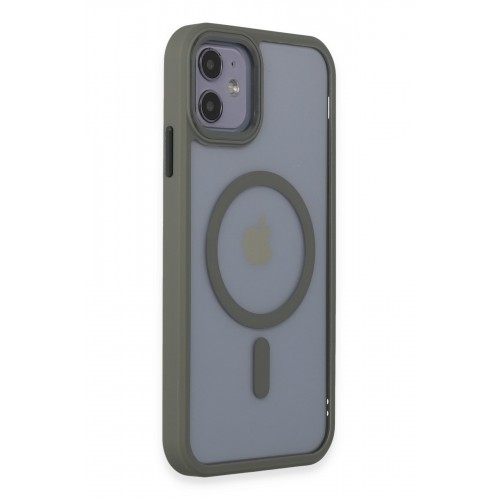 Newface iPhone 11 Kılıf Room Magneticsafe Silikon - Gri Newface iPhone 11 Kılıf Room Magneticsafe Silikon - Gri