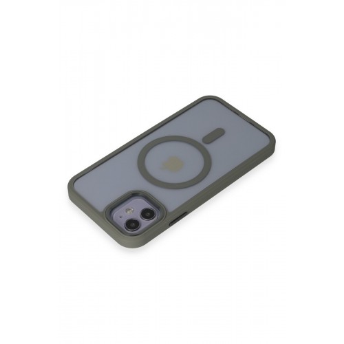 Newface iPhone 11 Kılıf Room Magneticsafe Silikon - Gri Newface iPhone 11 Kılıf Room Magneticsafe Silikon - Gri