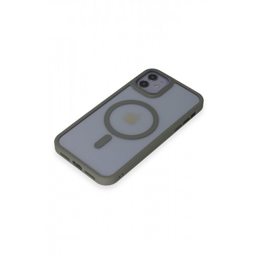Newface iPhone 11 Kılıf Room Magneticsafe Silikon - Gri Newface iPhone 11 Kılıf Room Magneticsafe Silikon - Gri