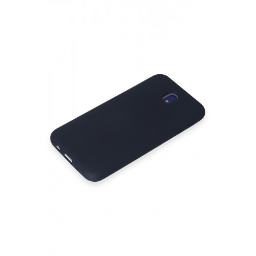 Newface Samsung Galaxy J7 Pro / J730 Kılıf Nano içi Kadife Silikon - Koyu Mavi Newface Samsung Galaxy J7 Pro / J730 Kılıf Nano içi Kadife Silikon - Koyu Mavi