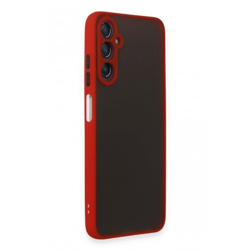 Newface Samsung Galaxy A05S Kılıf Montreal Silikon Kapak - Kırmızı Newface Samsung Galaxy A05S Kılıf Montreal Silikon Kapak - Kırmızı