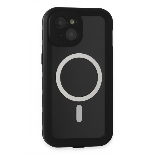 Newface iPhone 15 Kılıf Red Pepper Magneticsafe Su Geçirmez Kılıf - Siyah-Gri Newface iPhone 15 Kılıf Red Pepper Magneticsafe Su Geçirmez Kılıf - Siyah-Gri