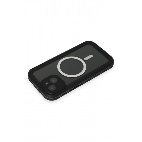 Newface iPhone 15 Kılıf Red Pepper Magneticsafe Su Geçirmez Kılıf - Siyah-Gri Newface iPhone 15 Kılıf Red Pepper Magneticsafe Su Geçirmez Kılıf - Siyah-Gri