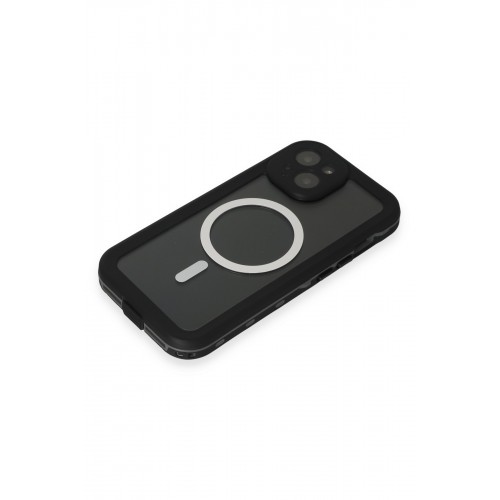 Newface iPhone 15 Kılıf Red Pepper Magneticsafe Su Geçirmez Kılıf - Siyah-Gri Newface iPhone 15 Kılıf Red Pepper Magneticsafe Su Geçirmez Kılıf - Siyah-Gri