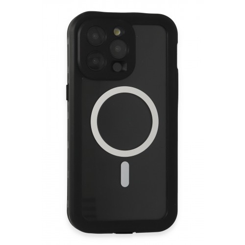 Newface iPhone 15 Pro Max Kılıf Red Pepper Magneticsafe Su Geçirmez Kılıf - Siyah-Gri Newface iPhone 15 Pro Max Kılıf Red Pepper Magneticsafe Su Geçirmez Kılıf - Siyah-Gri