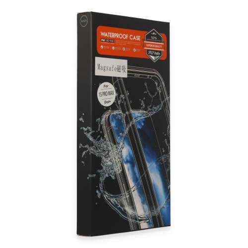 Newface iPhone 15 Pro Max Kılıf Red Pepper Magneticsafe Su Geçirmez Kılıf - Siyah-Gri Newface iPhone 15 Pro Max Kılıf Red Pepper Magneticsafe Su Geçirmez Kılıf - Siyah-Gri