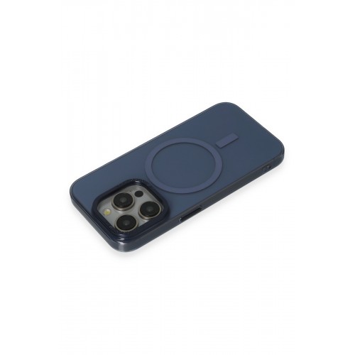 Newface iPhone 15 Pro Kılıf Anka PC Magneticsafe Sert Metal Kapak - Lacivert Newface iPhone 15 Pro Kılıf Anka PC Magneticsafe Sert Metal Kapak - Lacivert