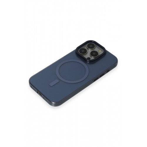 Newface iPhone 15 Pro Kılıf Anka PC Magneticsafe Sert Metal Kapak - Lacivert Newface iPhone 15 Pro Kılıf Anka PC Magneticsafe Sert Metal Kapak - Lacivert