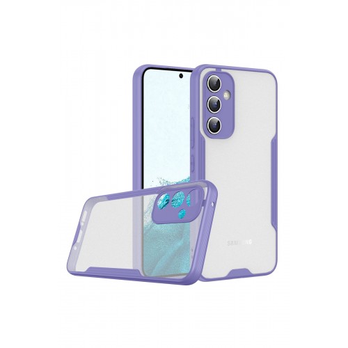 Newface Samsung Galaxy A14 4G Kılıf Platin Silikon - Lila Newface Samsung Galaxy A14 4G Kılıf Platin Silikon - Lila