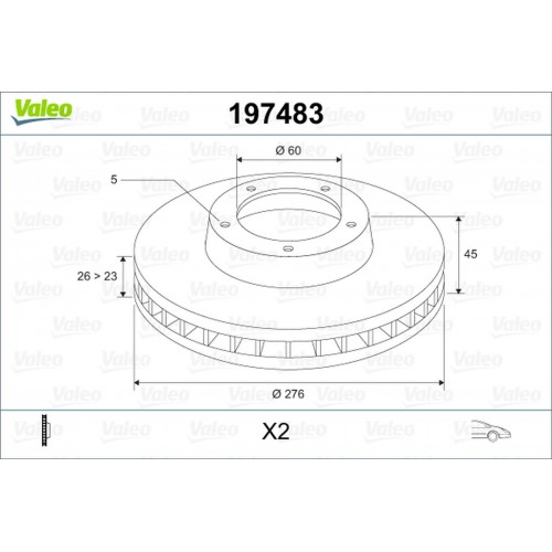 ÖN FREN AYNASI ASTRA J 10 CRUZE 09 AVEO 11 276x26x5DL 15 İNÇ HAVALI 95526655 ÖN FREN AYNASI ASTRA J 10 CRUZE 09 AVEO 11 276x26x5DL 15 İNÇ HAVALI 95526655