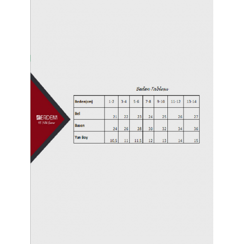 Erdem Beyaz Ribana Erkek Çocuk Külot 3330 Renk Beyaz Beden 11-12 Yaş Erdem Beyaz Ribana Erkek Çocuk Külot 3330 Renk Beyaz Beden 11-12 Yaş