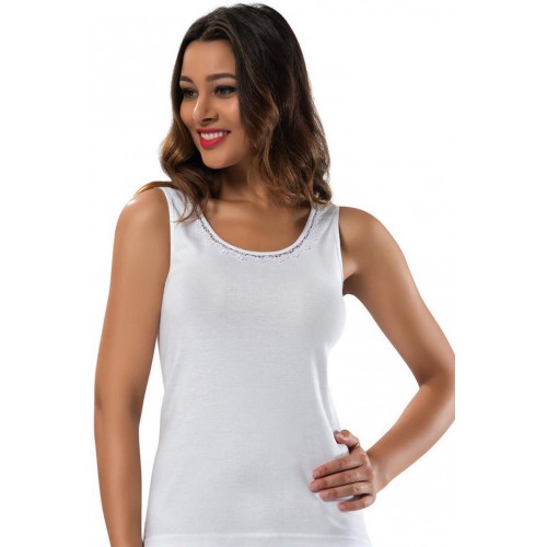 Erdem Beyaz Geniş Askılı Ribana Atlet 2109 Renk Beyaz Beden 3XL Erdem Beyaz Geniş Askılı Ribana Atlet 2109 Renk Beyaz Beden 3XL