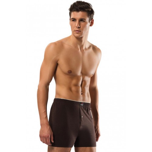 Erdem Kahverengi Penye Boxer 1400 Renk Kahverengi Beden S