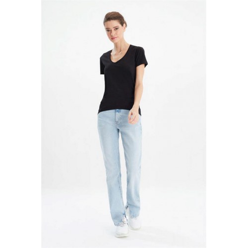 Erdem Siyah Bayan Derin V-Yaka T-Shirt 2059 Renk Siyah Beden M Erdem Siyah Bayan Derin V-Yaka T-Shirt 2059 Renk Siyah Beden M
