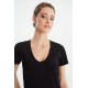 Erdem Siyah Bayan Derin V-Yaka T-Shirt 2059 Renk Siyah Beden M Erdem Siyah Bayan Derin V-Yaka T-Shirt 2059 Renk Siyah Beden M