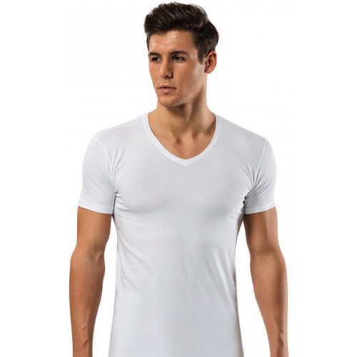 Erdem Beyaz Pamuk Elastan V Yaka T-Tshirt 1119 Renk Beyaz Beden XL Erdem Beyaz Pamuk Elastan V Yaka T-Tshirt 1119 Renk Beyaz Beden XL