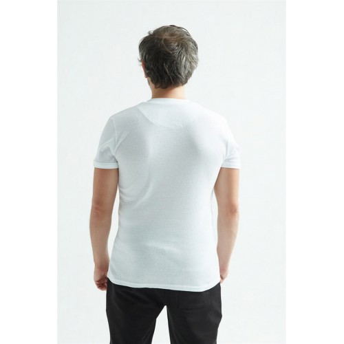 Erdem Beyaz Düğmeli kaşkorse t-shirt 1125 Renk Beyaz Beden XXL Erdem Beyaz Düğmeli kaşkorse t-shirt 1125 Renk Beyaz Beden XXL