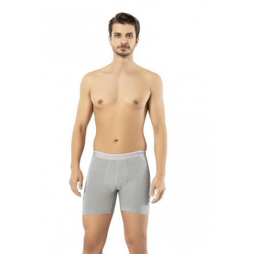 Erdem Gri Pamuk Elastan Uzun Boxer 1470 Renk Gri Beden 3XL Erdem Gri Pamuk Elastan Uzun Boxer 1470 Renk Gri Beden 3XL