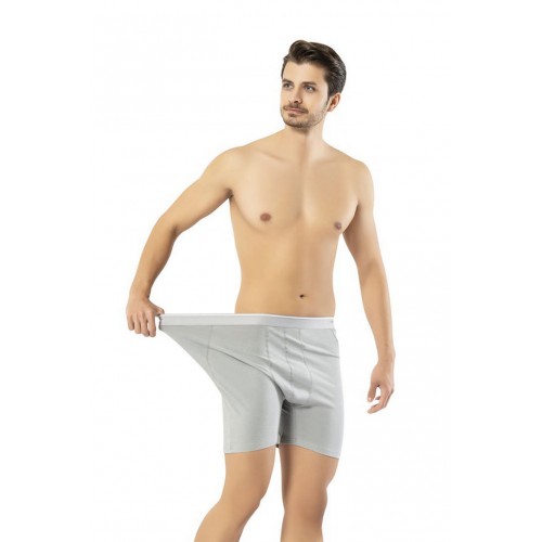 Erdem Gri Pamuk Elastan Uzun Boxer 1470 Renk Gri Beden 3XL Erdem Gri Pamuk Elastan Uzun Boxer 1470 Renk Gri Beden 3XL