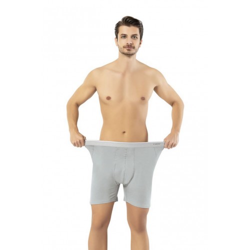 Erdem Gri Pamuk Elastan Uzun Boxer 1470 Renk Gri Beden 4XL Erdem Gri Pamuk Elastan Uzun Boxer 1470 Renk Gri Beden 4XL