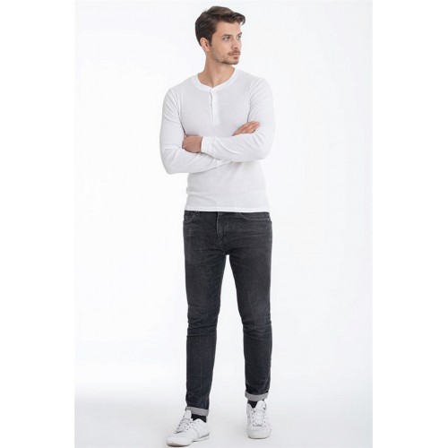 Erdem Beyaz Düğmeli Kaşkorse Uzun Kollu T-Shirt 1126 Renk Beyaz Beden L Erdem Beyaz Düğmeli Kaşkorse Uzun Kollu T-Shirt 1126 Renk Beyaz Beden L