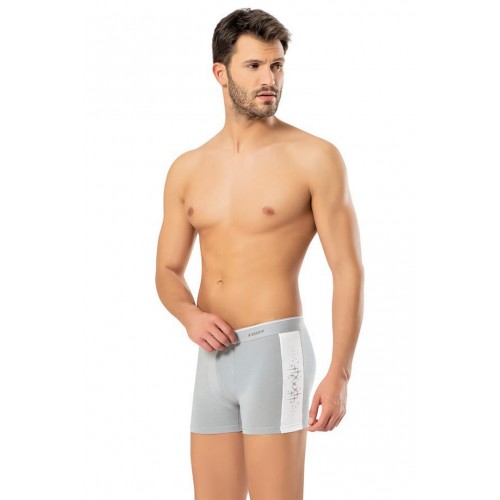 Erdem Gri Pamuk Elastan Boxer 1477 Renk Gri Beden XL