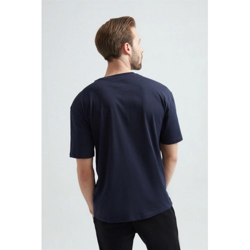 Erdem Weweus Lacivert Oversize Erkek T-Shirt 1023 Renk Lacivert Beden M Erdem Weweus Lacivert Oversize Erkek T-Shirt 1023 Renk Lacivert Beden M
