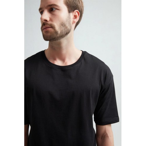 Erdem Weweus Siyah Oversize Erkek T-Shirt 1023 Renk Siyah Beden XL Erdem Weweus Siyah Oversize Erkek T-Shirt 1023 Renk Siyah Beden XL
