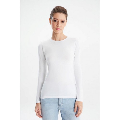 Erdem Beyaz Uzun Kol Body T-Shirt 2333 Renk Beyaz Beden L Erdem Beyaz Uzun Kol Body T-Shirt 2333 Renk Beyaz Beden L