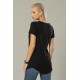 Erdem Weweus Siyah Kadın Viskon Uzun T-Shirt 229 Renk Siyah Beden XL Erdem Weweus Siyah Kadın Viskon Uzun T-Shirt 229 Renk Siyah Beden XL