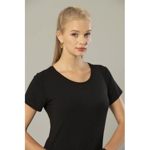 Erdem Weweus Siyah Kadın Viskon Uzun T-Shirt 229 Renk Siyah Beden XL Erdem Weweus Siyah Kadın Viskon Uzun T-Shirt 229 Renk Siyah Beden XL