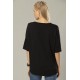 Erdem Weweus Siyah Kadın Viskon Oversize Salaş T-Shirt 238 Renk Siyah Beden XXL Erdem Weweus Siyah Kadın Viskon Oversize Salaş T-Shirt 238 Renk Siyah Beden XXL