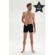 Erdem 3'lü Siyah Penye Boxer 1400 Renk Siyah Beden XL