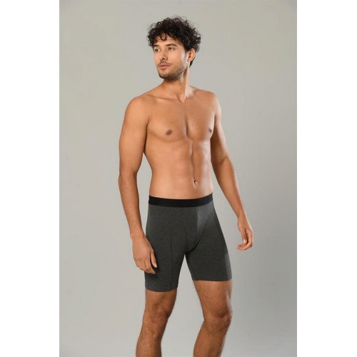 Erdem Antrasit Pamuk Elastan Uzun Boxer 1416 Renk Antrasit Beden 4XL Erdem Antrasit Pamuk Elastan Uzun Boxer 1416 Renk Antrasit Beden 4XL