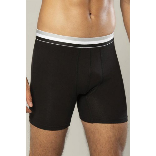 Erdem Siyah Pamuk Elastan Uzun Boxer 1415 Renk Siyah Beden XXL Erdem Siyah Pamuk Elastan Uzun Boxer 1415 Renk Siyah Beden XXL