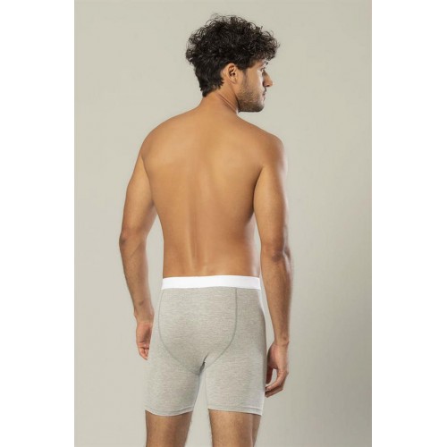 Erdem Gri Melanj Pamuk Elastan Uzun Boxer 1416 Renk Gri Melanj Beden 4XL Erdem Gri Melanj Pamuk Elastan Uzun Boxer 1416 Renk Gri Melanj Beden 4XL