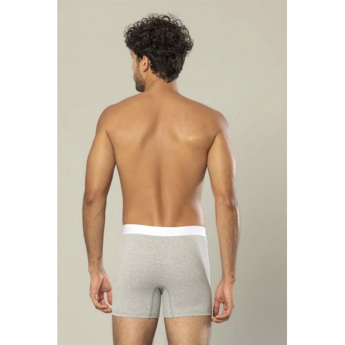 Erdem Gri Melanj Pamuk Elastan Uzun Boxer 1417 Renk Gri Melanj Beden 3XL Erdem Gri Melanj Pamuk Elastan Uzun Boxer 1417 Renk Gri Melanj Beden 3XL