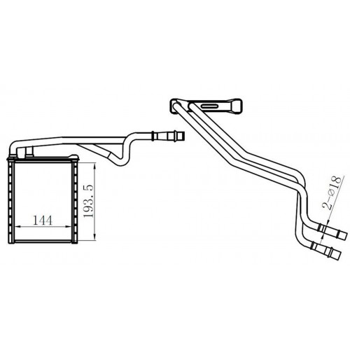 KALORIFER RADYATORU COURIER 14 1.5-1.6 TDCI KALORIFER RADYATORU COURIER 14 1.5-1.6 TDCI