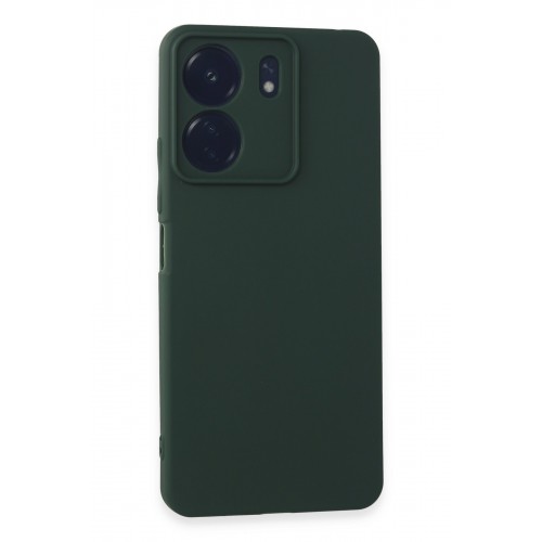 Newface Xiaomi Redmi 13C Kılıf First Silikon - Koyu Yeşil Newface Xiaomi Redmi 13C Kılıf First Silikon - Koyu Yeşil