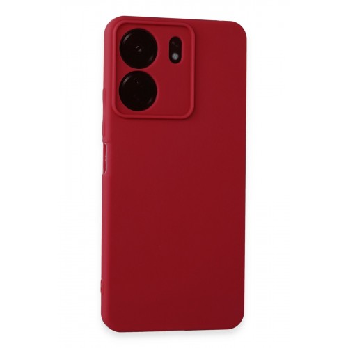 Newface Xiaomi Redmi 13C Kılıf First Silikon - Kırmızı Newface Xiaomi Redmi 13C Kılıf First Silikon - Kırmızı