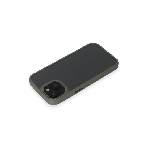 Newface iPhone 15 Kılıf Power Silikon - Gri Newface iPhone 15 Kılıf Power Silikon - Gri
