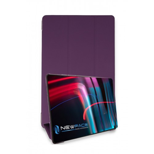 Newface Samsung Galaxy T737 Tab S7 FE 12.4 Kılıf Tablet Smart Kılıf - Mor Newface Samsung Galaxy T737 Tab S7 FE 12.4 Kılıf Tablet Smart Kılıf - Mor