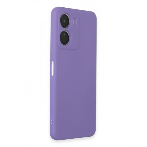 Newface Vivo Y16 Kılıf First Silikon - Lila Newface Vivo Y16 Kılıf First Silikon - Lila
