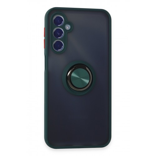 Newface Samsung Galaxy M34 5G Kılıf Montreal Yüzüklü Silikon Kapak - Yeşil Newface Samsung Galaxy M34 5G Kılıf Montreal Yüzüklü Silikon Kapak - Yeşil