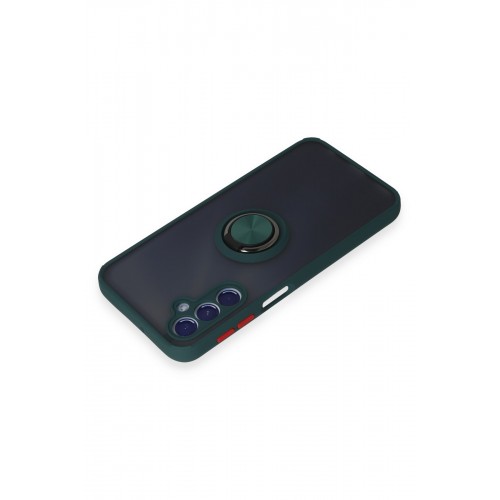 Newface Samsung Galaxy M34 5G Kılıf Montreal Yüzüklü Silikon Kapak - Yeşil Newface Samsung Galaxy M34 5G Kılıf Montreal Yüzüklü Silikon Kapak - Yeşil